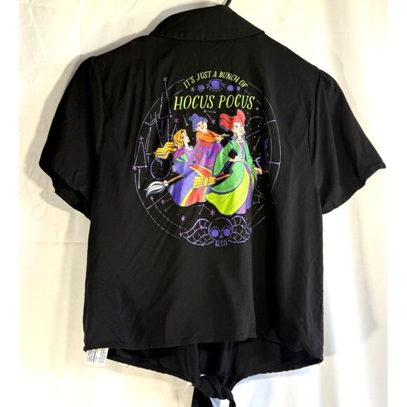 Disney Hocus Pocus Tie Front Shirt for Women by Her Universe Size Medium - Picture 6 of 11